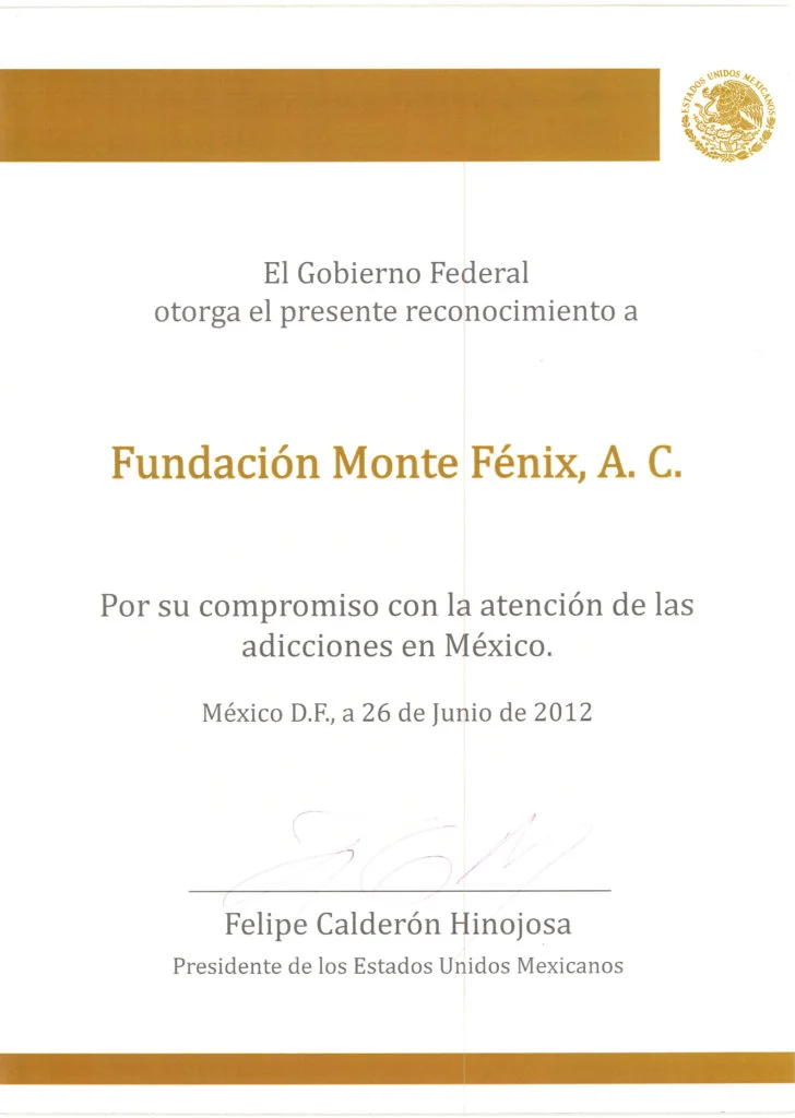 Gobierno Federal Reconocimiento
